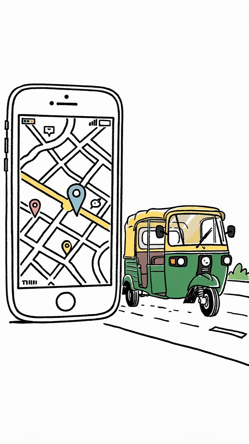 Parameters of kinematics using travel time and mobile apps