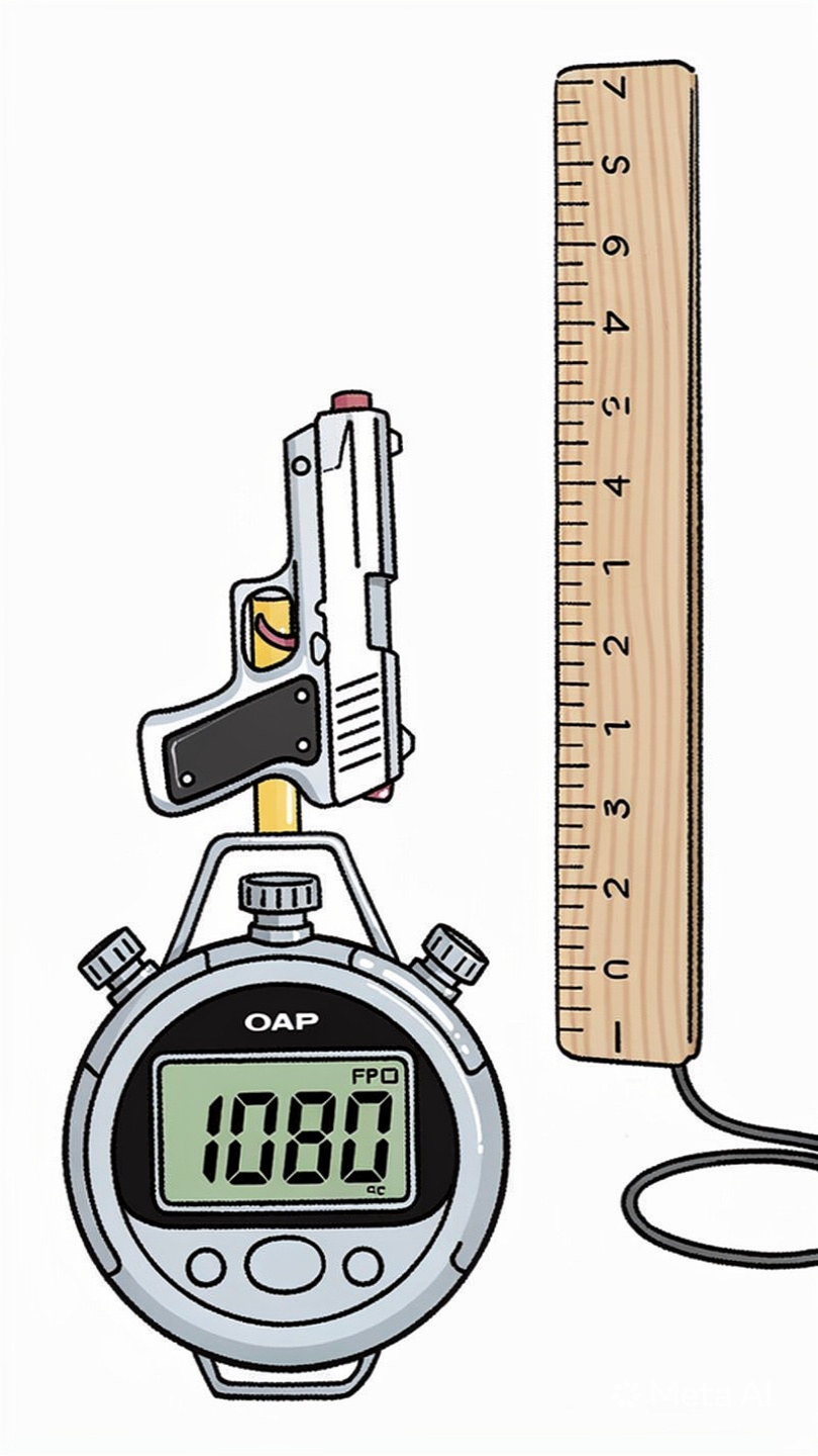 Vertical projection from a toy gun