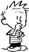 Image result for calvin hobbes thinking